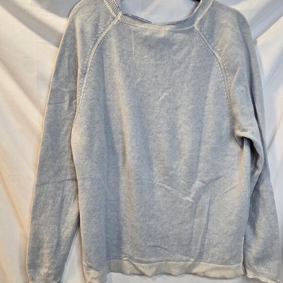 Sundance 100% Cashmere Sweater Light Blue Size Large Soft - Picture 5 of 8